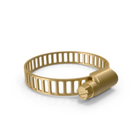 Gold Metal Clamp PNG & PSD Images