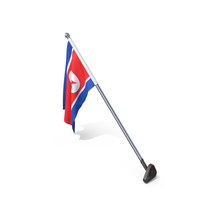 North Korea Cloth Wall Mount Flag Stand PNG & PSD Images