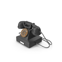 Old Black Phone PNG & PSD Images