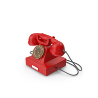 Old Red Phone PNG & PSD Images