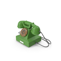 Old Green Phone PNG & PSD Images