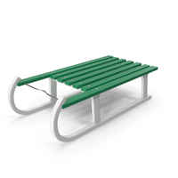 Green And White Sledge PNG & PSD Images