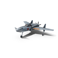 Fighter Plane With Landing Gear Deployed PNG & PSD Images