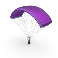 Purple Parachute With Bag PNG & PSD Images