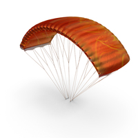 Flames Patterned Parachute PNG & PSD Images