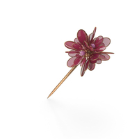Bronze Red Hairpin PNG & PSD Images