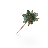 Bronze Green Hairpin PNG & PSD Images
