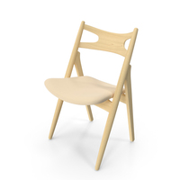 Hans Wegner CH29 Sawhorse Chair PNG & PSD Images