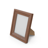 Picture Frame Dark Wood PNG & PSD Images