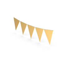 Party Banners Gold PNG & PSD Images