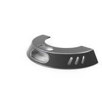 Scifi Element Painted Black Metal PNG & PSD Images