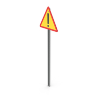 Danger Warning Road Sign PNG & PSD Images