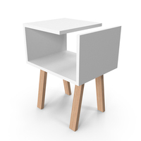 Uno Bedside Table PNG & PSD Images