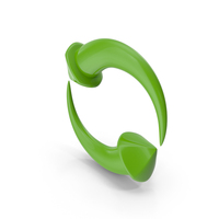 Green Recycle Symbol PNG & PSD Images