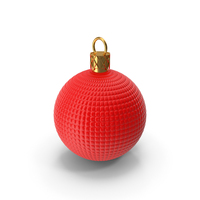 Red Christmas Ornament PNG & PSD Images