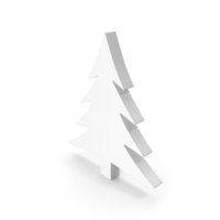 CHRISTMAS TREE ICON WHITE PNG & PSD Images