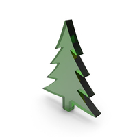 CHRISTMAS TREE ICON GLASS PNG & PSD Images