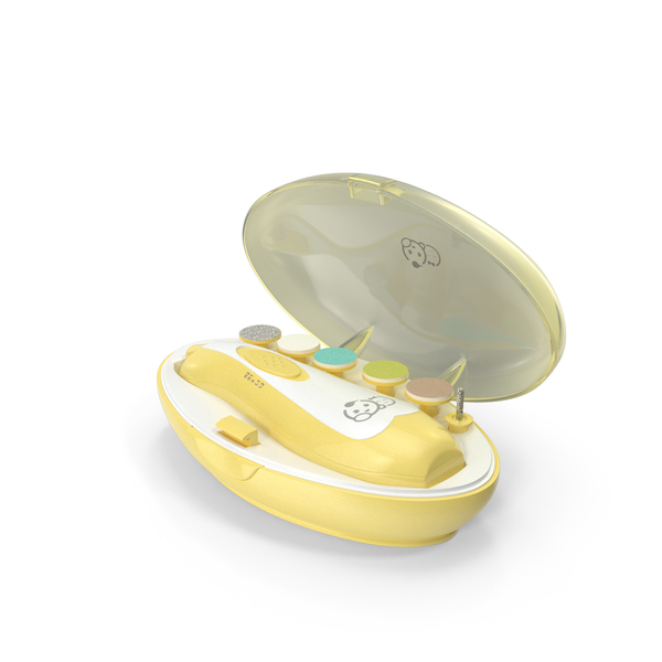 Baby Nail File Kit Royal Angels Yellow PNG & PSD Images