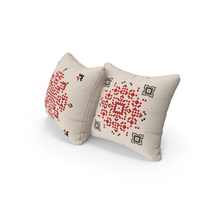 Pillow Set Ukrainian Ornament Antique PNG & PSD Images