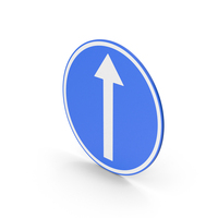 Go Ahead Road Sign PNG & PSD Images