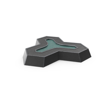 SciFi Element Painted Metal Black PNG & PSD Images