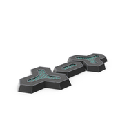 SciFi Element Painted Metal Black PNG & PSD Images