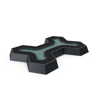 SciFi Element Metal Black PNG & PSD Images