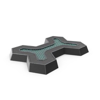 SciFi Element Painted Metal Black PNG & PSD Images