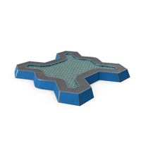 SciFi Element Painted Metal Blue PNG & PSD Images