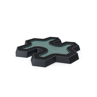 SciFi Element Metal Black PNG & PSD Images