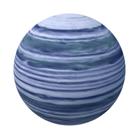 Blue Fictional Gas Planet PNG & PSD Images