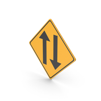 Two Way Traffic Sign PNG & PSD Images