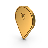 Location Icon Gold PNG & PSD Images
