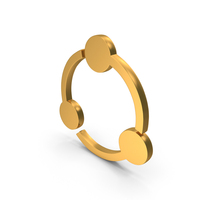 Share Icon Gold PNG & PSD Images