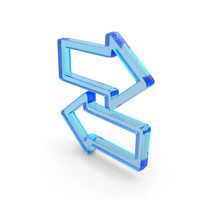 Arrows Left Right Glass PNG & PSD Images