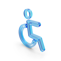Man Sitting Chair Icon Glass PNG & PSD Images