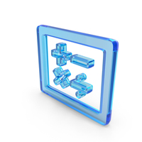 Math Calculate Icon Glass PNG & PSD Images