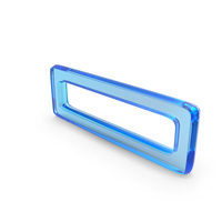 Blue Glass Minus Symbol PNG & PSD Images