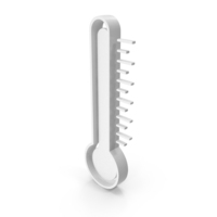 White Medical Thermometer Symbol PNG & PSD Images