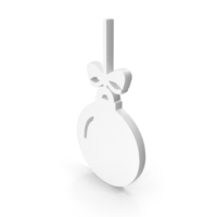 Christmas Decoration Ball Icon White PNG & PSD Images