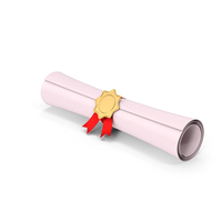 Red Scroll Certificate PNG & PSD Images