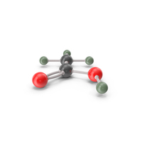 Acetic Acid Atom Structure C2H4O2 PNG & PSD Images