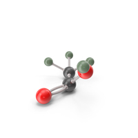 Acetic Acid Atom Structure C2H4O2 PNG & PSD Images