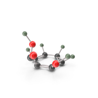 Salicylic Acid Atom Structure C7H6O3 PNG & PSD Images