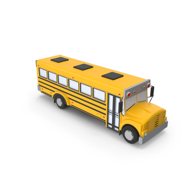 Cartoon School Bus PNG & PSD Images