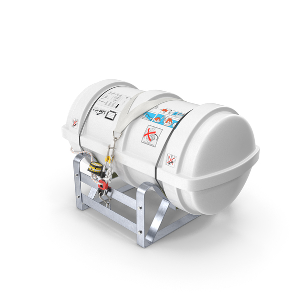 Life Raft Capsule with Stand PNG & PSD Images