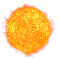 Sun 05 Yellow Star Giant PNG & PSD Images
