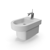 Bidet Teuco Wilmotte & Faucet For Bidet Teuco Skidoo Totem PNG & PSD Images
