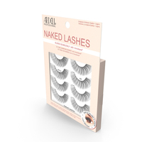 Naked Lashes False Eyelashes in Package PNG & PSD Images