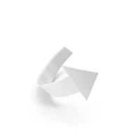 Three White Arrows PNG & PSD Images